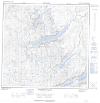 024P01 Komaktorvik Lakes Canadian topographic map, 1:50,000 scale