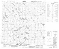 024P02 Lac Malchelosse Canadian topographic map, 1:50,000 scale