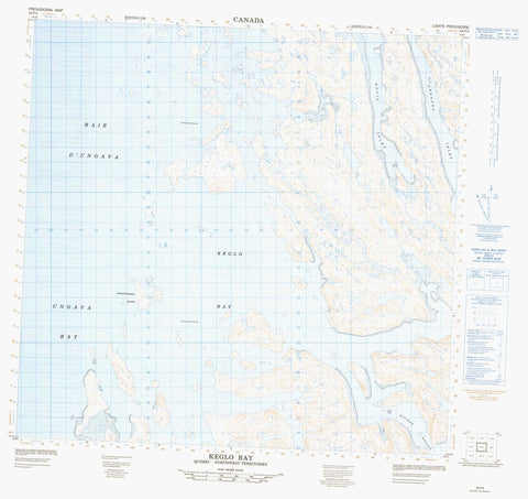 024P04 Keglo Bay Canadian topographic map, 1:50,000 scale