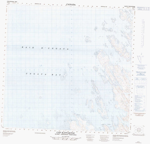 024P05 Cap Kattaktoc Canadian topographic map, 1:50,000 scale