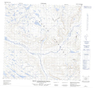 024P07 Mont Jacques Rousseau Canadian topographic map, 1:50,000 scale