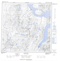 024P09 Ryans Bay Canadian topographic map, 1:50,000 scale