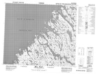 024P14 Bell Inlet Canadian topographic map, 1:50,000 scale