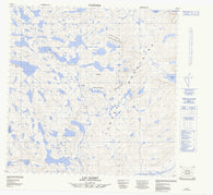 024P15 Lac Baret Canadian topographic map, 1:50,000 scale