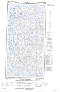 025A02W Ikkudliayuk Fiord Canadian topographic map, 1:50,000 scale