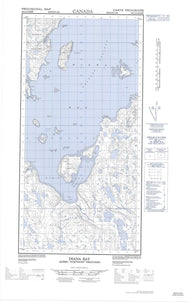 025C13W Diana Bay Canadian topographic map, 1:50,000 scale