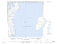 025C Akpatok Island Canadian topographic map, 1:250,000 scale