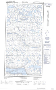 025D02E Lac Trempe Canadian topographic map, 1:50,000 scale