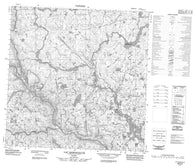 025D05 Lac Qamanialuk Canadian topographic map, 1:50,000 scale