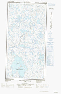 025D07W Mcgill Lake Canadian topographic map, 1:50,000 scale