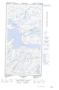 025D08W Roberts Lake Canadian topographic map, 1:50,000 scale