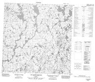 025D11 Lac Saint Gervais Canadian topographic map, 1:50,000 scale