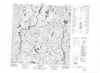 025D12 Lac Kuugaup Canadian topographic map, 1:50,000 scale