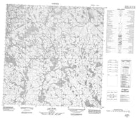 025D14 Lac Buet Canadian topographic map, 1:50,000 scale