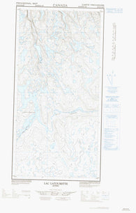 025D15E Lac Latourette Canadian topographic map, 1:50,000 scale