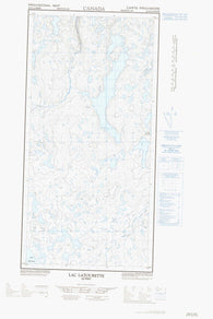 025D15W Lac Latourette Canadian topographic map, 1:50,000 scale