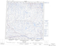025D Riviere Arnaud  Payne  Canadian topographic map, 1:250,000 scale