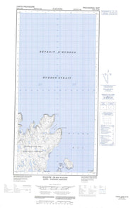 025E01E Pointe Jean Talon Canadian topographic map, 1:50,000 scale