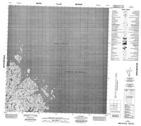 025H15 No Title Canadian topographic map, 1:50,000 scale