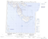 025I Loks Land Canadian topographic map, 1:250,000 scale