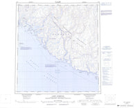 025K Lake Harbour Canadian topographic map, 1:250,000 scale