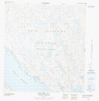 025L16 Beaulieu Bay Canadian topographic map, 1:50,000 scale