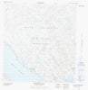 025L16 Beaulieu Bay Canadian topographic map, 1:50,000 scale