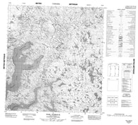 025M02 Noel Harbour Canadian topographic map, 1:50,000 scale
