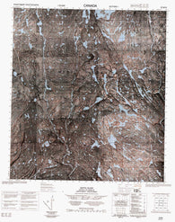 025M08 No Title Canadian topographic map, 1:50,000 scale