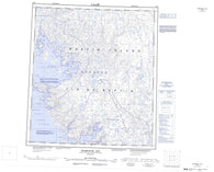 025M Markham Bay Canadian topographic map, 1:250,000 scale