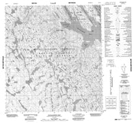 025N01 Eggleston Bay Canadian topographic map, 1:50,000 scale