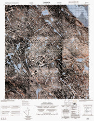 025N07 No Title Canadian topographic map, 1:50,000 scale