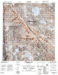025N11 Kynersley Lake Canadian topographic map, 1:50,000 scale
