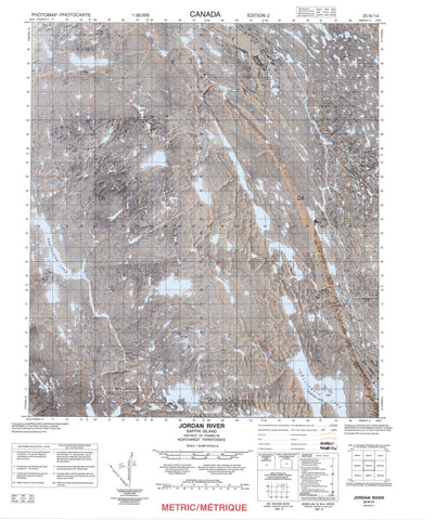 025N14 Jordan River Canadian topographic map, 1:50,000 scale