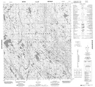 025N16 No Title Canadian topographic map, 1:50,000 scale
