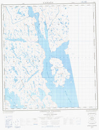 025O12 Cornelia Channel Canadian topographic map, 1:50,000 scale