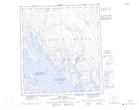 025O Ward Inlet Canadian topographic map, 1:250,000 scale