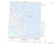 026A Leybourne Islands Canadian topographic map, 1:250,000 scale