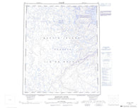 026F Mckeand River Canadian topographic map, 1:250,000 scale