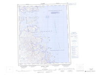 026G Irvine Inlet Canadian topographic map, 1:250,000 scale
