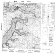 026H10 No Title Canadian topographic map, 1:50,000 scale