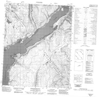 026I04 Pangnirtung Canadian topographic map, 1:50,000 scale