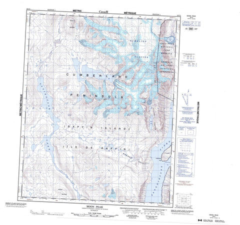 026I05 Moon Peak Canadian topographic map, 1:50,000 scale