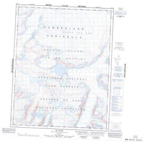 026I13 No Title Canadian topographic map, 1:50,000 scale