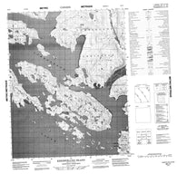 026J07 Kekertelung Island Canadian topographic map, 1:50,000 scale