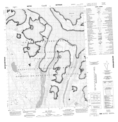 026J16 No Title Canadian topographic map, 1:50,000 scale