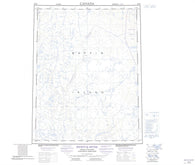 026N Isurtuq River Canadian topographic map, 1:250,000 scale