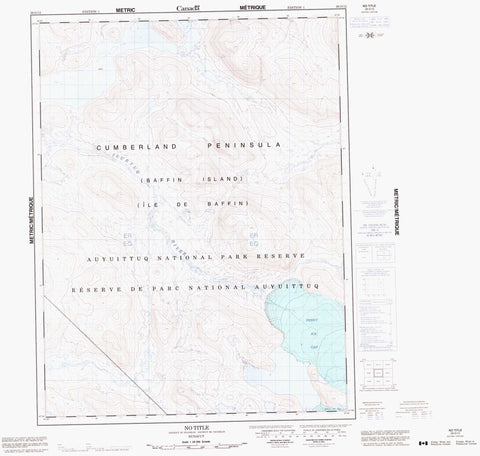 026O12 No Title Canadian topographic map, 1:50,000 scale