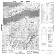 026P01 No Title Canadian topographic map, 1:50,000 scale
