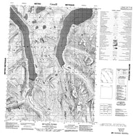 026P11 Quajon Fiord Canadian topographic map, 1:50,000 scale